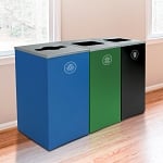 Spectrum Three-Stream Triple Cube Recycling Station - Configurable