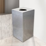 Celestial Stainless Square Receptacle