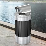 Canopy Top ArchTec Riverview Receptacle for Trash