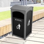 Amherst Sideload Single Waste Container - Configurable