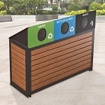 Adirondack Triple Recycling Station - Configurable