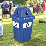 Recycle Bin IV Indoor-Outdoor Bin - Single - Configurable