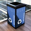 ErgoCan Square 45-Gallon Recycling Container 