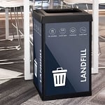 ErgoCan Square Waste Container - Configurable