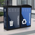 The Synergy Ergocan Two-Stream Recycling Station - Configurable