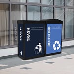 The Elite Ergocan Two-Stream Recycling Station - Configurable