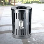 Parkview Dualcoat Open Top Trash Bin