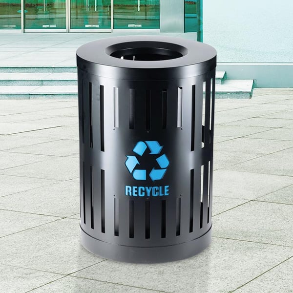 Parkview Dualcoat Open Top Recycle Bin 