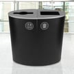 Spectrum Two-Stream Double Ellipse Recycling Station | Black-Black 