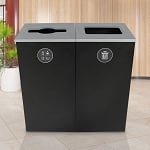 Spectrum Two-Stream Double Cube Recycling Station | Black-Black