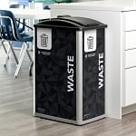 Mosaic 32 Gallon Single Waste Bin