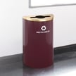 Glaro Half-Round Recycling Container 14 Gallon 