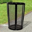 Base model Outdoor Waste container in Black 