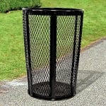 Expanded Metal Waste Receptacle - Configurable