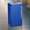 Kaleidoscope XL Square One-Stream Recycling Container 