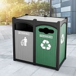 Dorset Sideload Double Recycling Station - Configurable