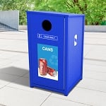 Sterling Sideload Single Recycling Container - Configurable