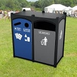 Dorset Sideload Slim Triple Recycling Station - Configurable