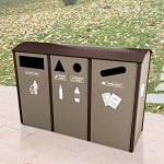 Manchester Sideload Slim Quadruple Recycling Station - Configurable