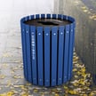 Recycling and Waste Barrel with Lift Off Lid 