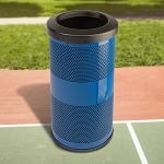 Stadium 10 Gallon Perforated Waste Receptacle - Configurable