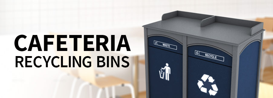 Cafeteria Recycling Bins