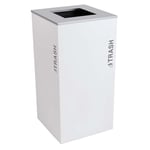 Black Tie Kaleidoscope XL Square Recycling Container - Configurable