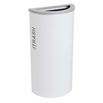 Black Tie Kaleidoscope Half-Round Recycling Container - Configurable