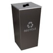 The Metro Recycling Receptacle in Hammered Charcoal 