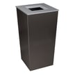 The Metro XL Trash Receptacle in Hammered Charcoal 