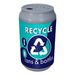 Big Can Recycler - 'Polar Blue' Cans & Bottles Recycling