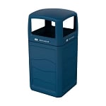 Renegade Outdoor Recycling Container with Full Open Top - Configurable