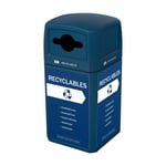 Renegade Outdoor Recycling Container with Mixed Opening Top - Configurable