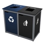 Keene Topload Double Recycling Station