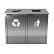 Recycle & Waste Label, Recycle & Waste Symbols, with Mixed & Square Openings 