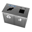 Recycle & Waste Label, Recycle & Waste Symbols, with Mixed & Square Openings 