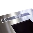 Waste Label on top of container 