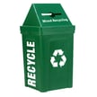 Recycle Bin I with V lid and Comingle Opening 