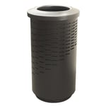 Stadium Series Wave Trash Can with Flat Top 35 Gallon - Configurable