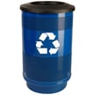 The Stadium 55 Gallon Recycling Receptacle with Flat Top 