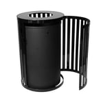 Streetscape Gated Trash Receptacle - Configurable