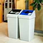 The Smart Sort Two-Stream Recycling Station - Configurable