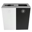 Spectrum Two-Stream Double Cube Recycling Station | White-Black 