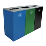 Spectrum Three-Stream Triple Cube Recycling Station - Configurable