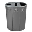 Spectrum Three-Stream Slim Recycling Station | Gray-Gray-Gray 