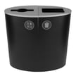 Spectrum Two-Stream Double Ellipse Recycling Station | Black-Black 