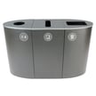 Spectrum 3-Stream Recycling Station | Gray-Gray-Gray 