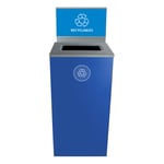 Spectrum with Signs 24-Gallon Recycling Cube