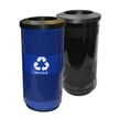 Comes as shown: Blue recycling and black waste 