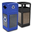 StoneTec Waste & Recycling Combo with Dome Lids 